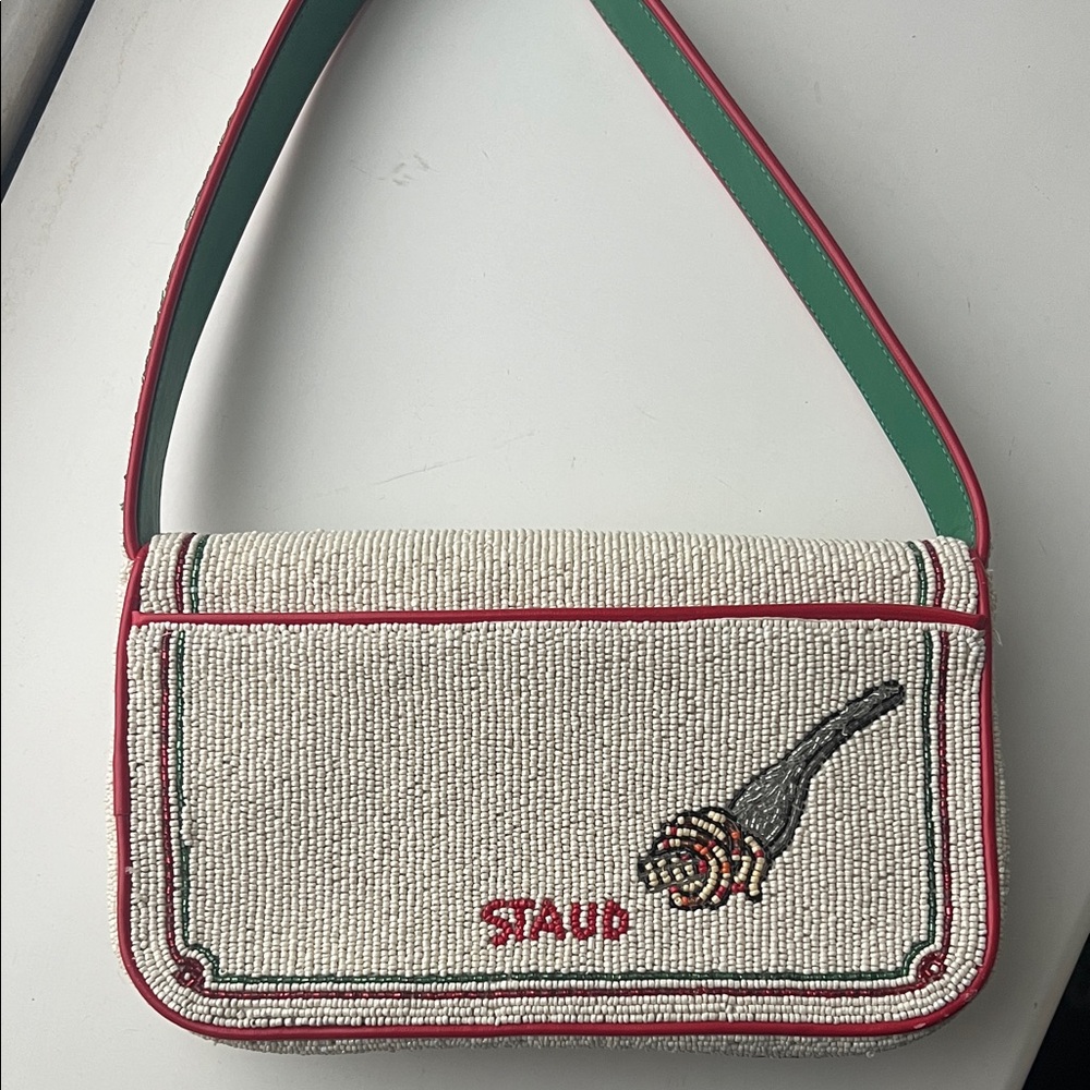 STAUD Tomato Beaded Shoulder Bag - Picture 3 of 4